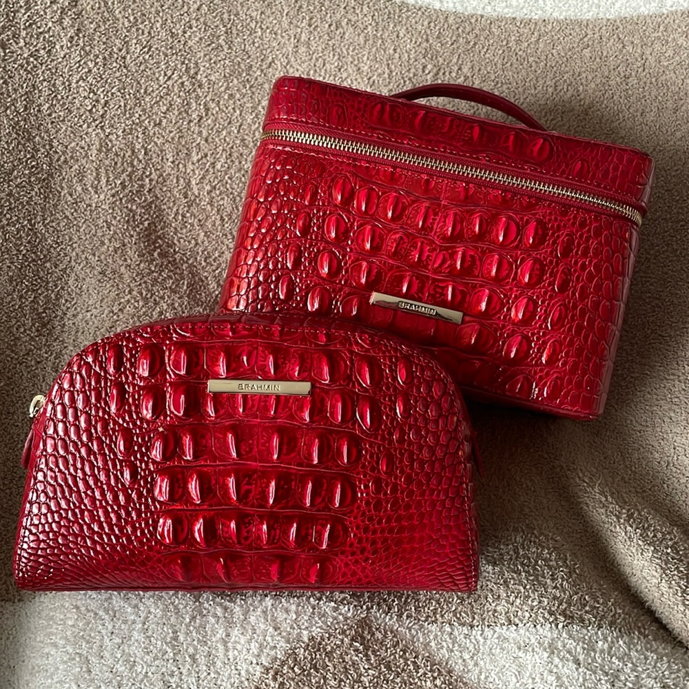 Brahmin Makeup Bag Set ❤️